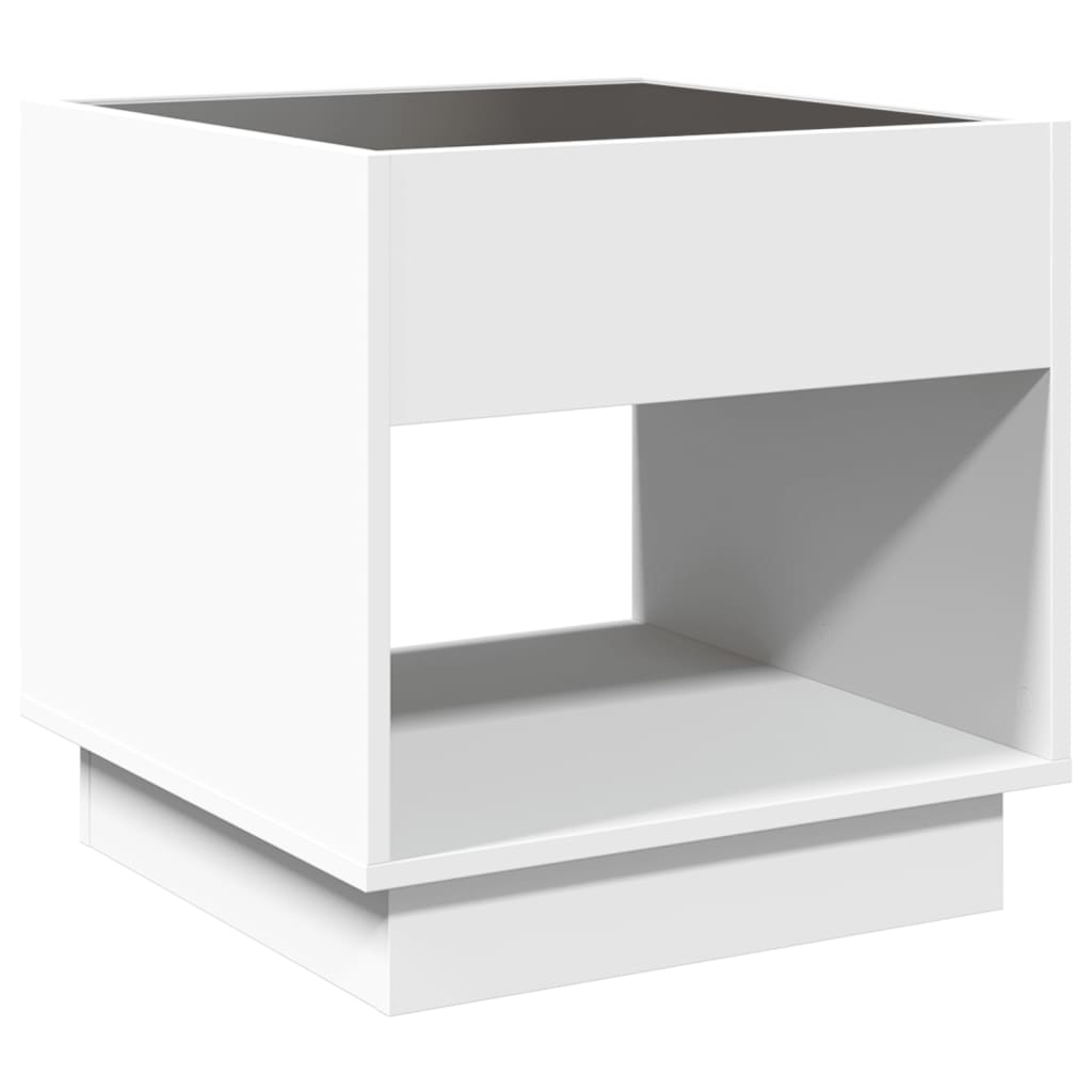 Table basse avec Infinity LED blanc 50x50x50 cm