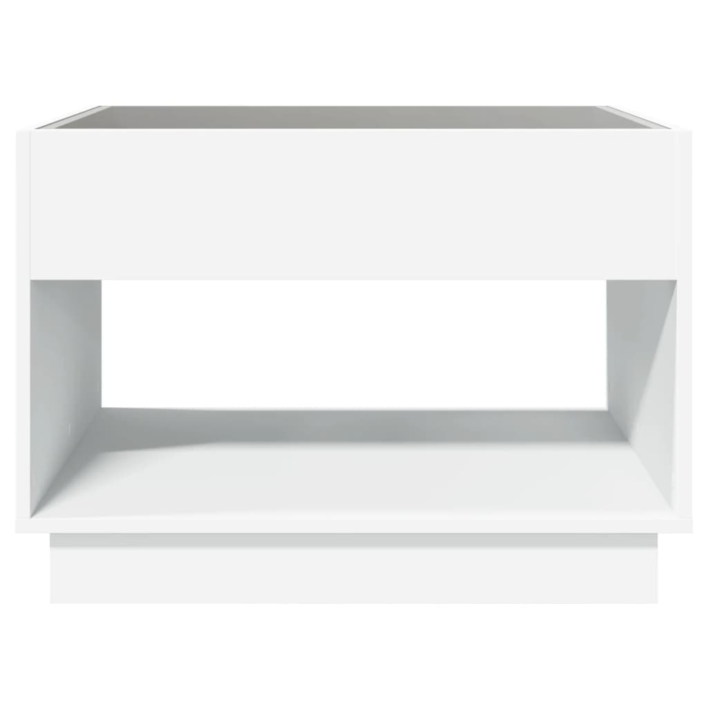 Table basse avec Infinity LED blanc 70x50x50 cm