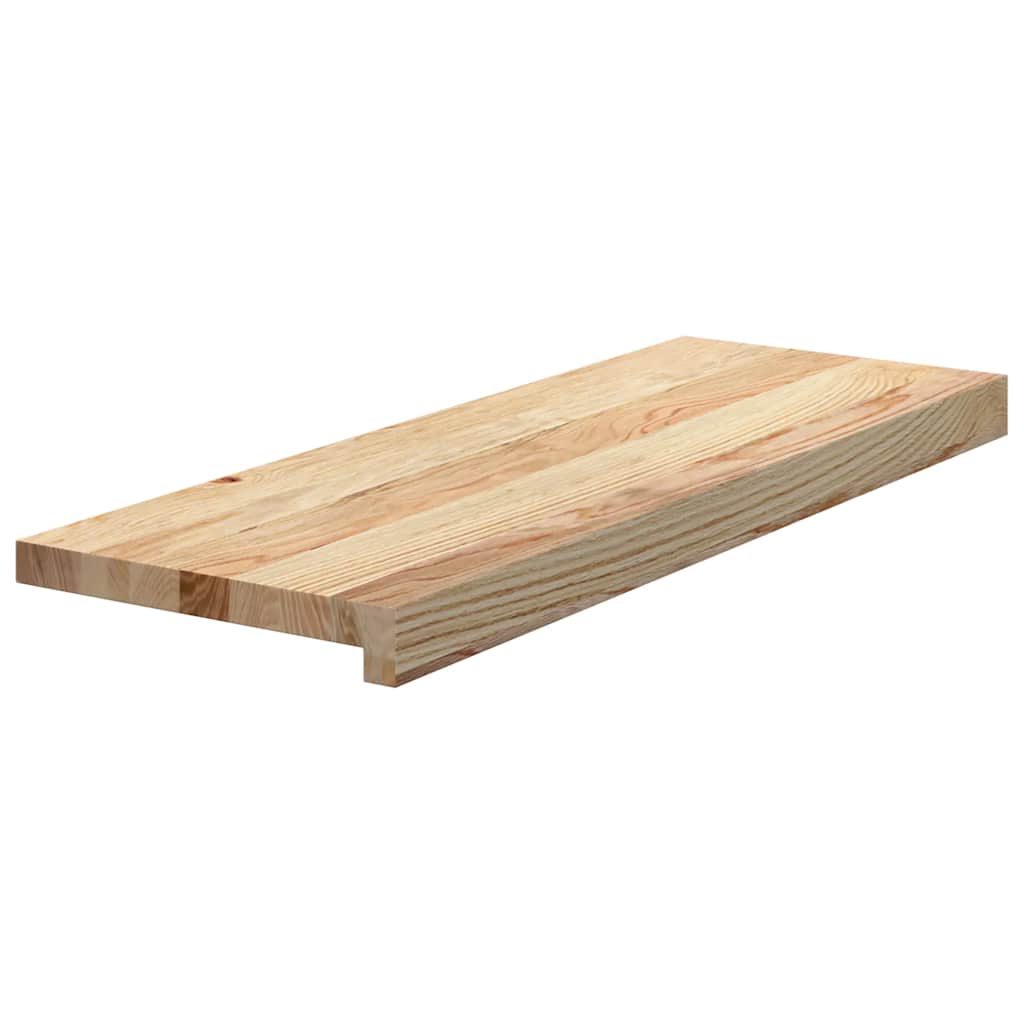 Stufenmatten 4 Stk. Unbehandelt 70x25x2 cm Massivholz Eiche
