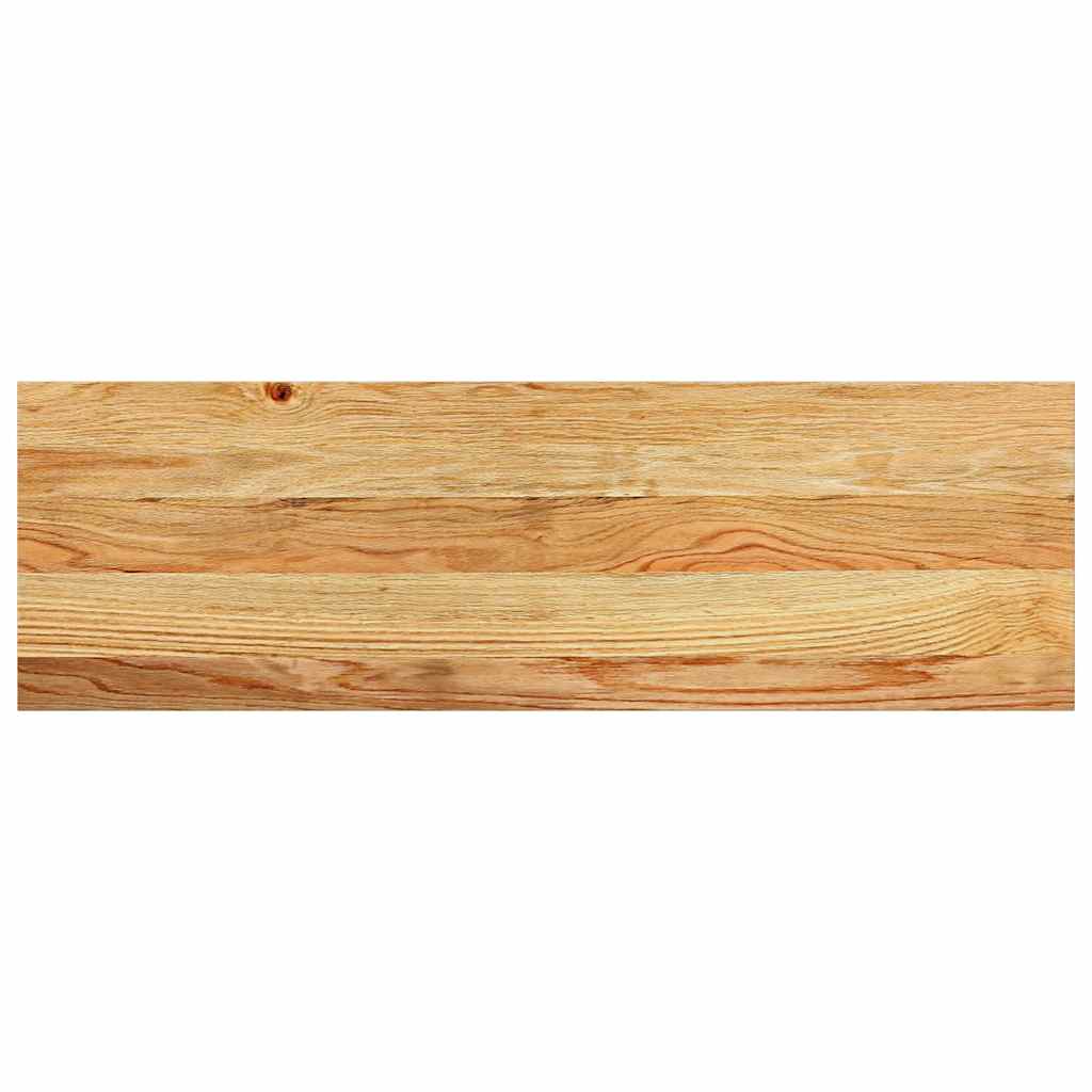 Treppenstufen 12 Stk. Hellbraun 80x30x2 cm Massivholz Eiche