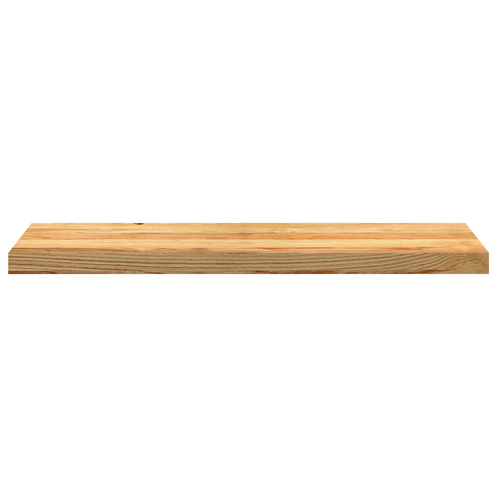 Treppenstufen 12 Stk. Hellbraun 90x30x2 cm Massivholz Eiche