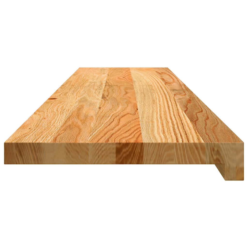 Stufenmatten 16 Stk. Hellbraun 110x25x2 cm Massivholz Eiche