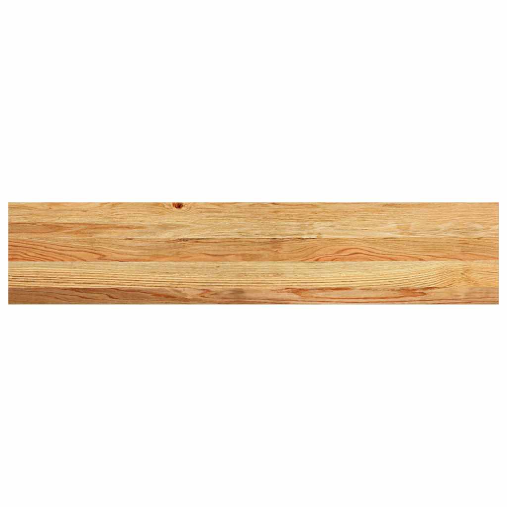 Stufenmatten 16 Stk. Hellbraun 120x25x2 cm Massivholz Eiche