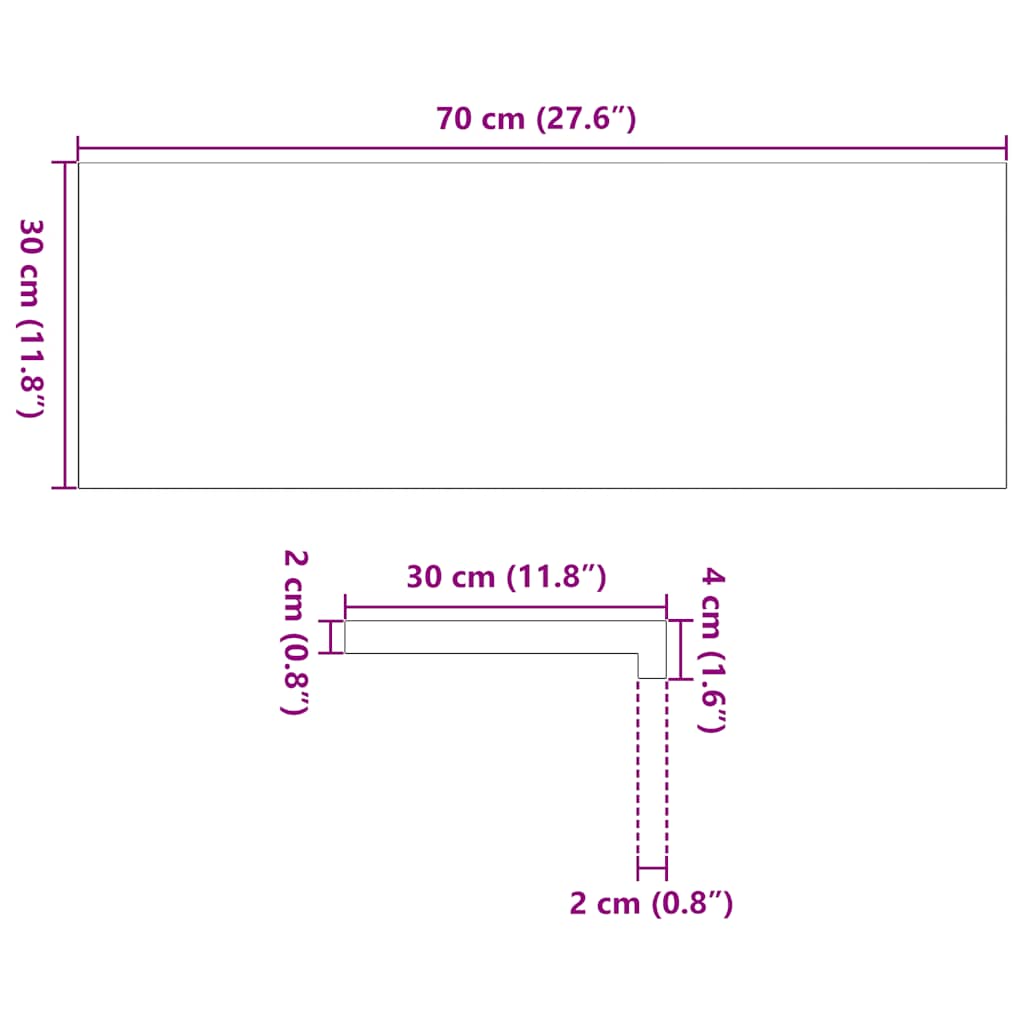 Stufenmatten 16 Stk. Hellbraun 70x30x2 cm Massivholz Eiche