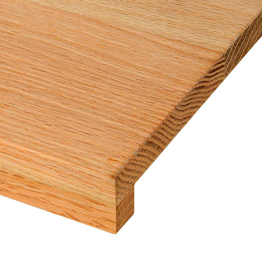 Stufenmatten 16 Stk. Hellbraun 70x30x2 cm Massivholz Eiche