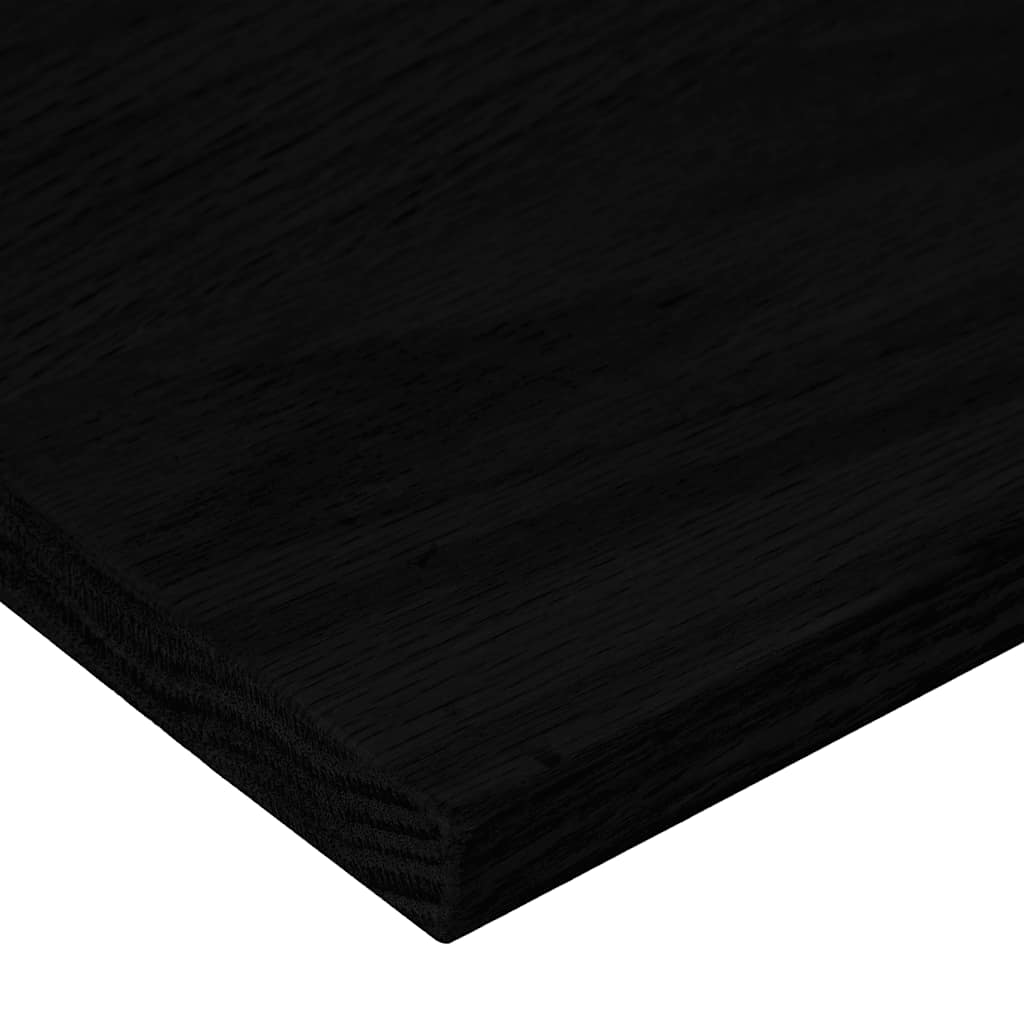 Stufenmatten 4 Stk. Braun-Schwarz 70x25x2 cm Massivholz Eiche