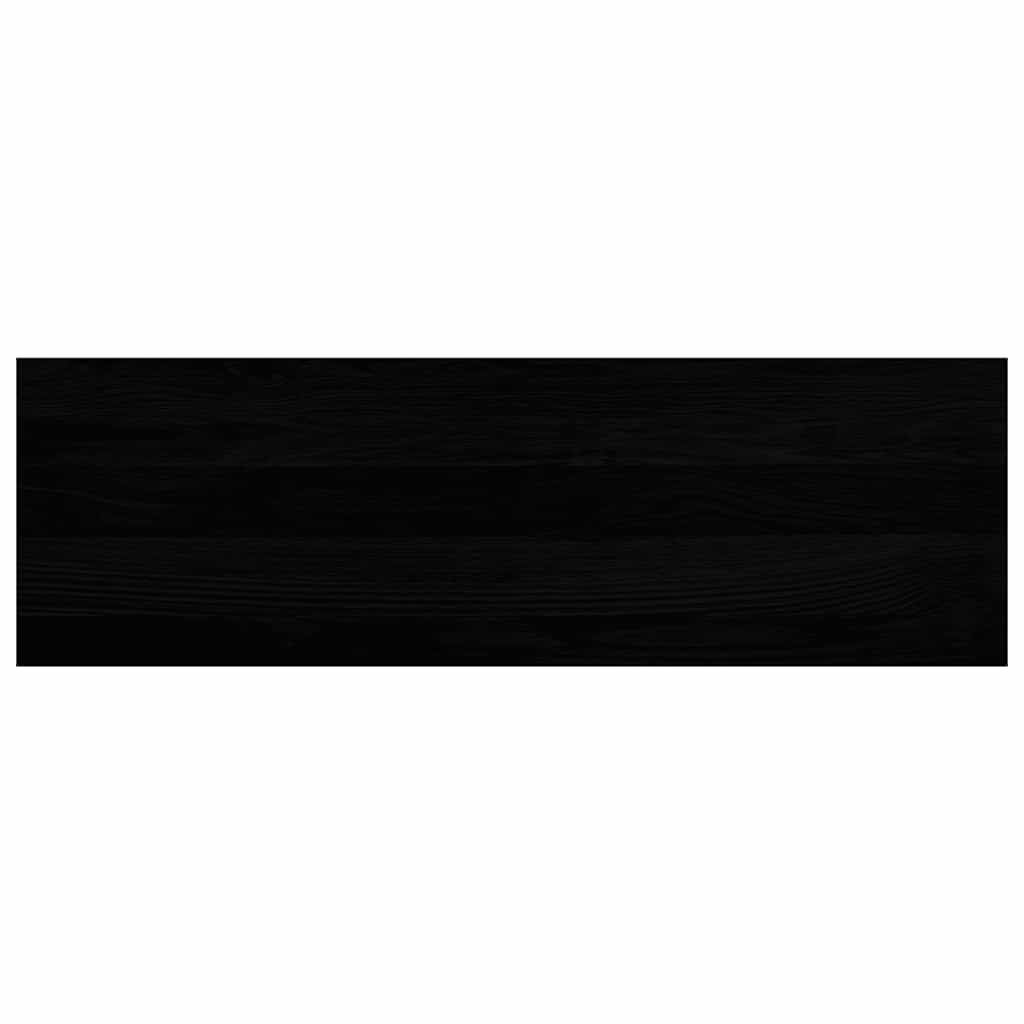 Stufenmatten 4 Stk. Braun-Schwarz 80x25x2 cm Massivholz Eiche