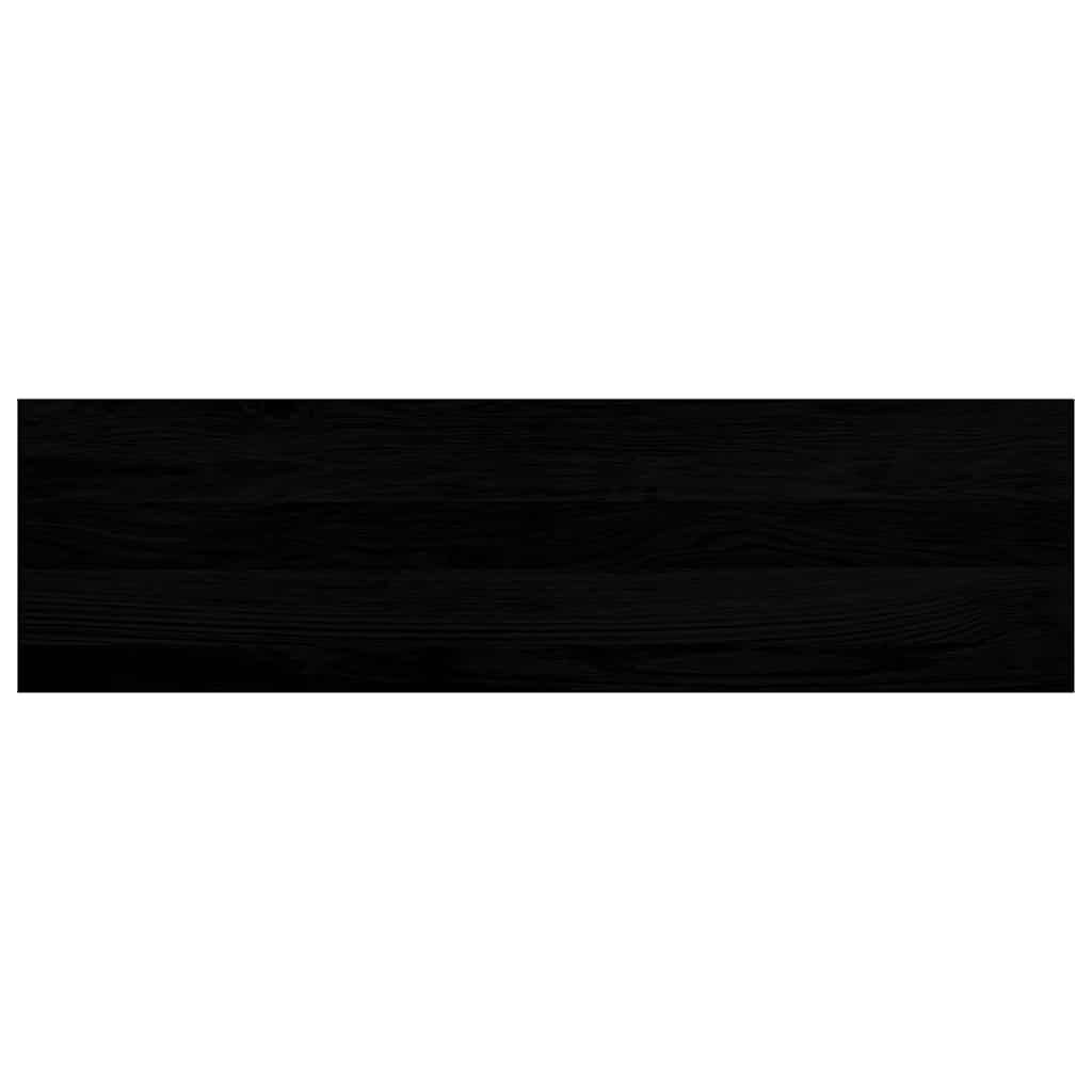 Stufenmatten 4 Stk. Braun-Schwarz 90x30x2 cm Massivholz Eiche