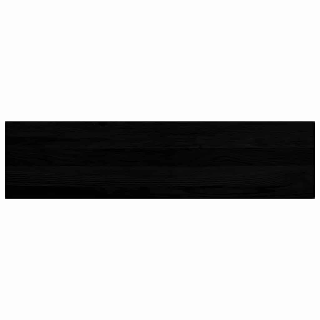 Stufenmatten 4 Stk. Braun-Schwarz 100x30x2 cm Massivholz Eiche