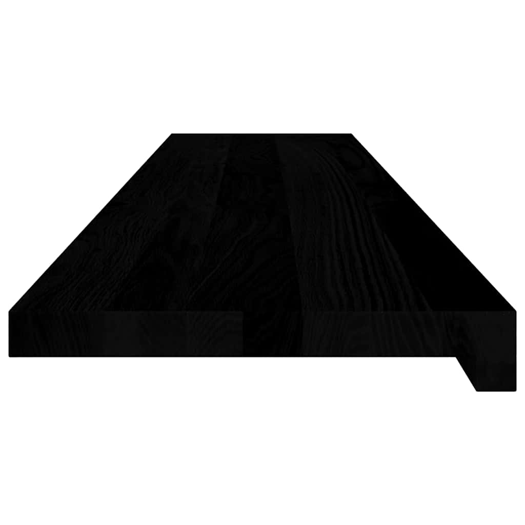 Stufenmatten 4 Stk. Braun-Schwarz 120x30x2 cm Massivholz Eiche