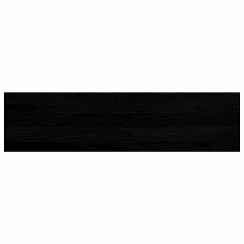 Stufenmatten 8 Stk. Braun-Schwarz 100x25x2 cm Massivholz Eiche