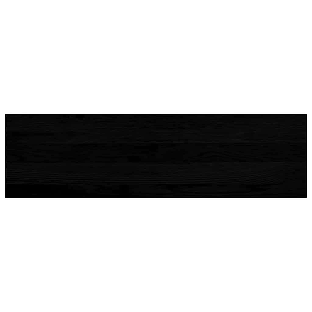 Stufenmatten 8 Stk. Braun-Schwarz 90x30x2 cm Massivholz Eiche