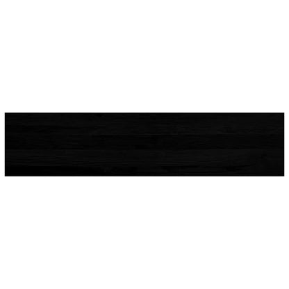 Treppenstufen 8 Stk. Braun-Schwarz 110x30x2 cm Massivholz Eiche