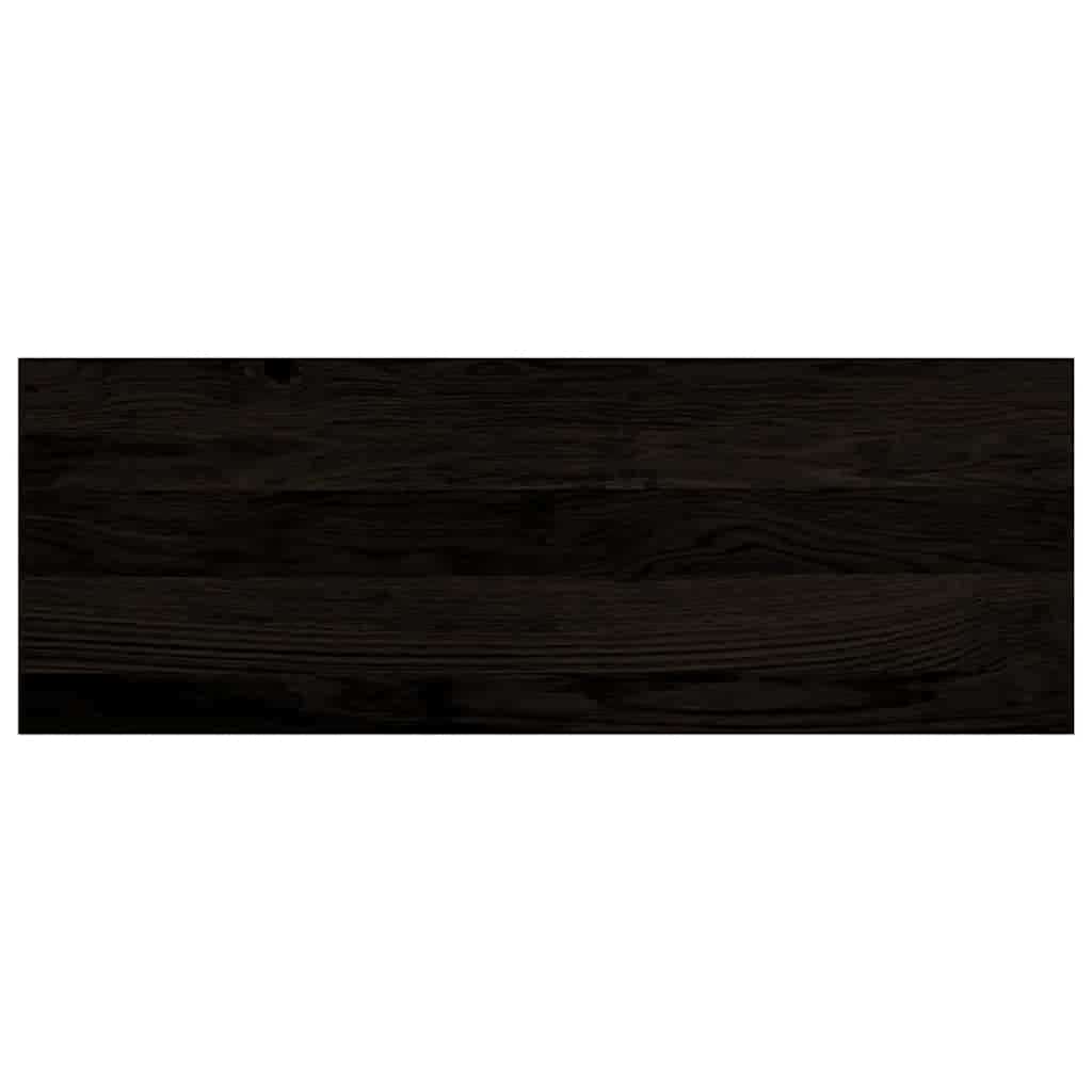 Stufenmatten 12 Stk. Braun-Schwarz 70x25x2 cm Massivholz Eiche