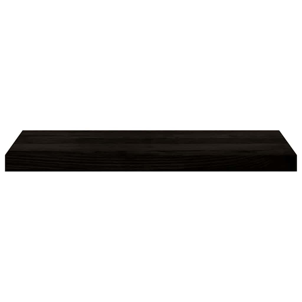 Stufenmatten 12 Stk. Braun-Schwarz 70x25x2 cm Massivholz Eiche
