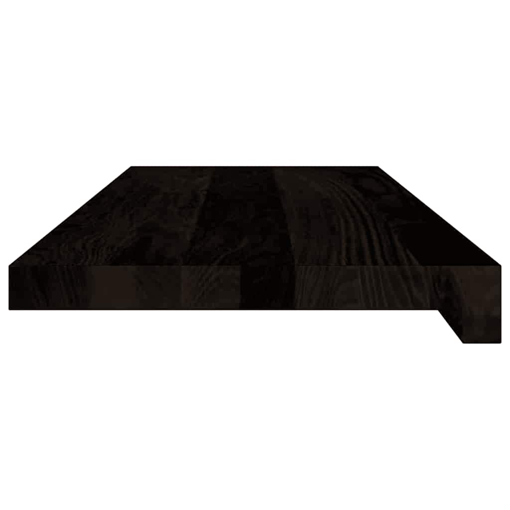 Treppenstufen 12 Stk. Braun-Schwarz 70x25x2 cm Massivholz Eiche