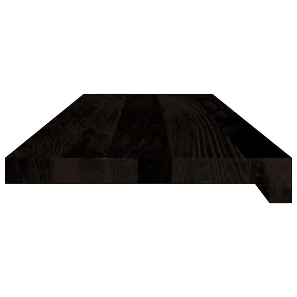 Stufenmatten 12 Stk. Braun-Schwarz 80x25x2 cm Massivholz Eiche