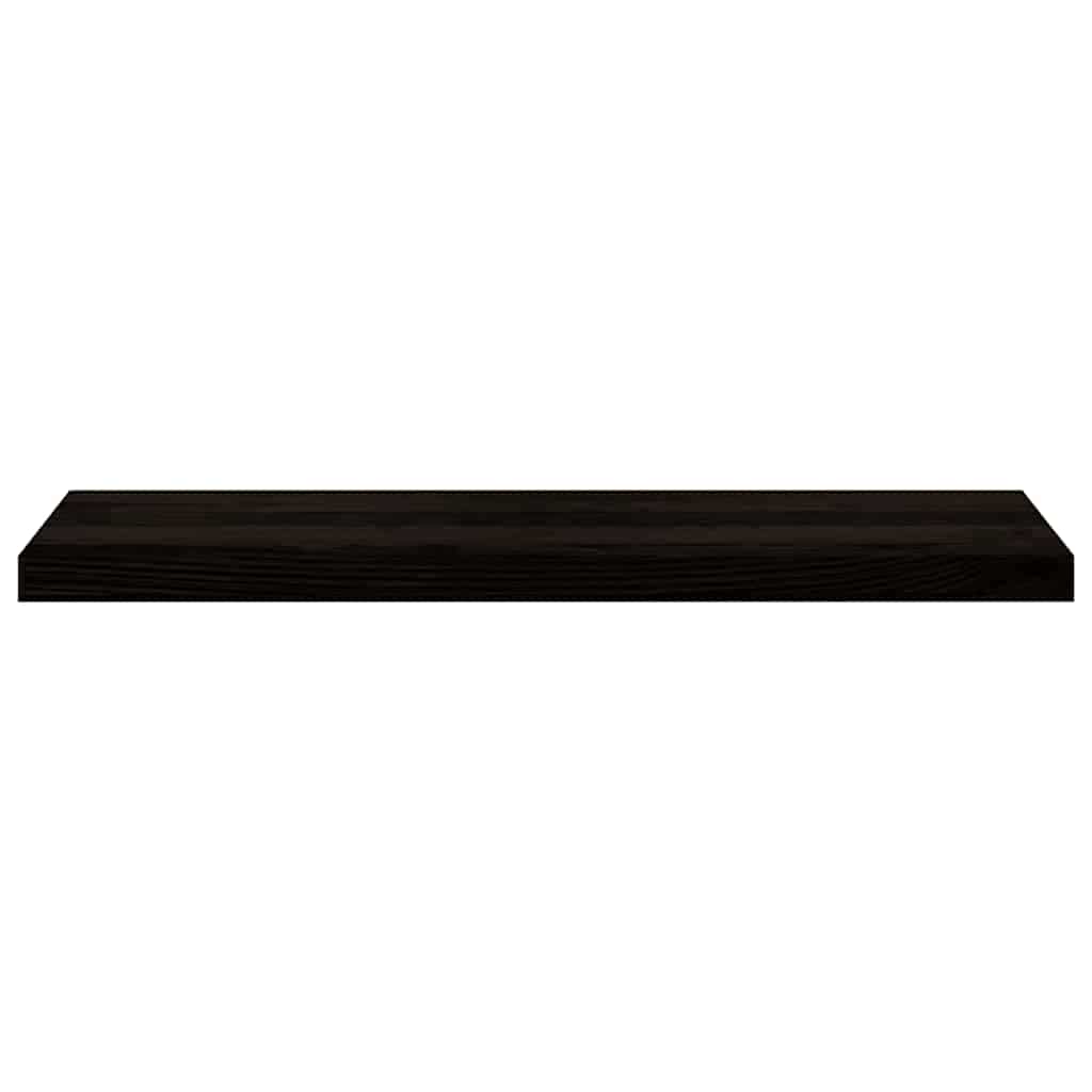 Stufenmatten 12 Stk. Braun-Schwarz 90x25x2 cm Massivholz Eiche