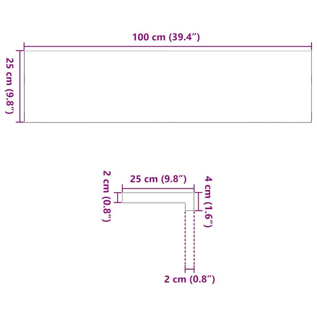 Stufenmatten 12 Stk. Braun-Schwarz 100x25x2 cm Massivholz Eiche