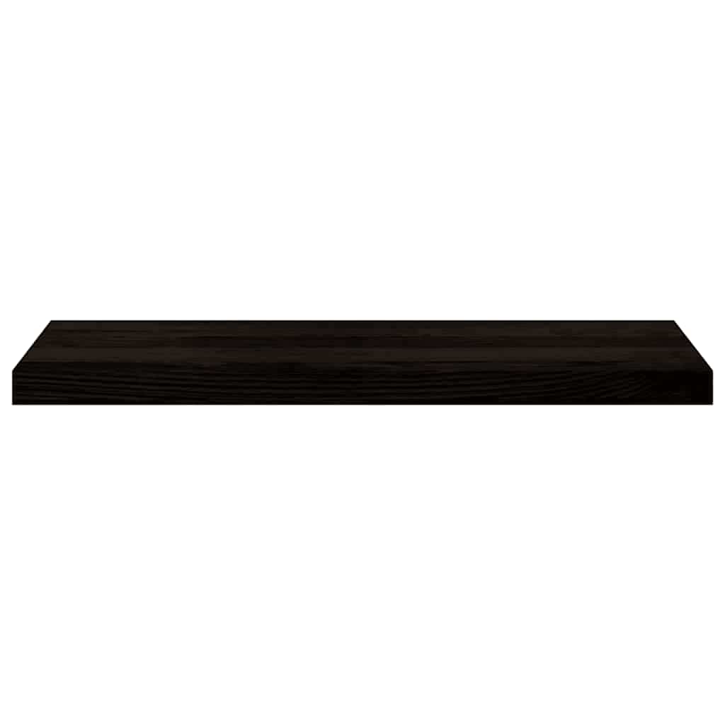 Stufenmatten 12 Stk. Braun-Schwarz 80x30x2 cm Massivholz Eiche