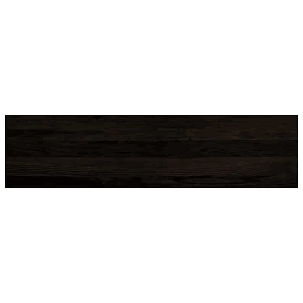 Stufenmatten 12 Stk. Braun-Schwarz 100x30x2 cm Massivholz Eiche