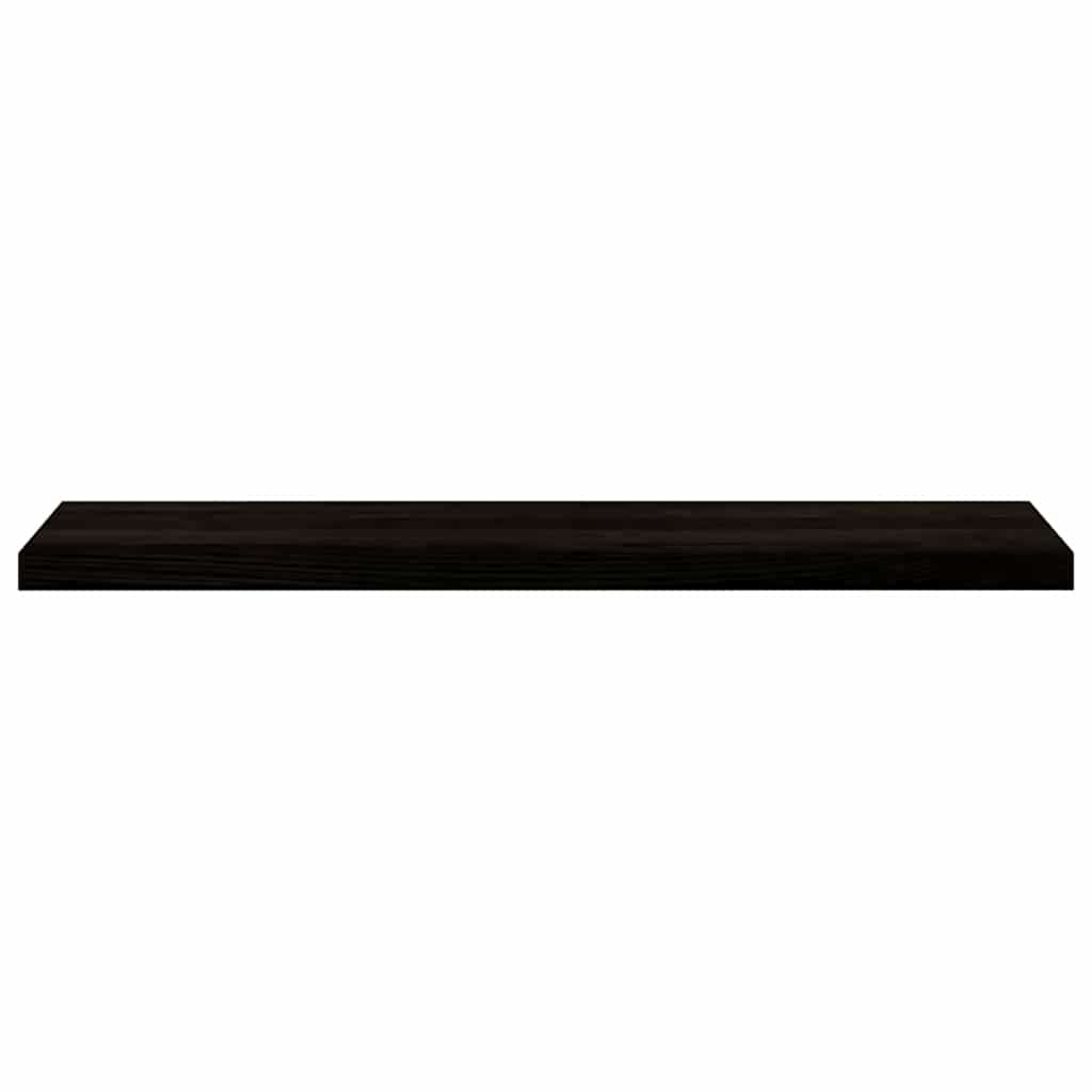 Stufenmatten 12 Stk. Braun-Schwarz 110x30x2 cm Massivholz Eiche