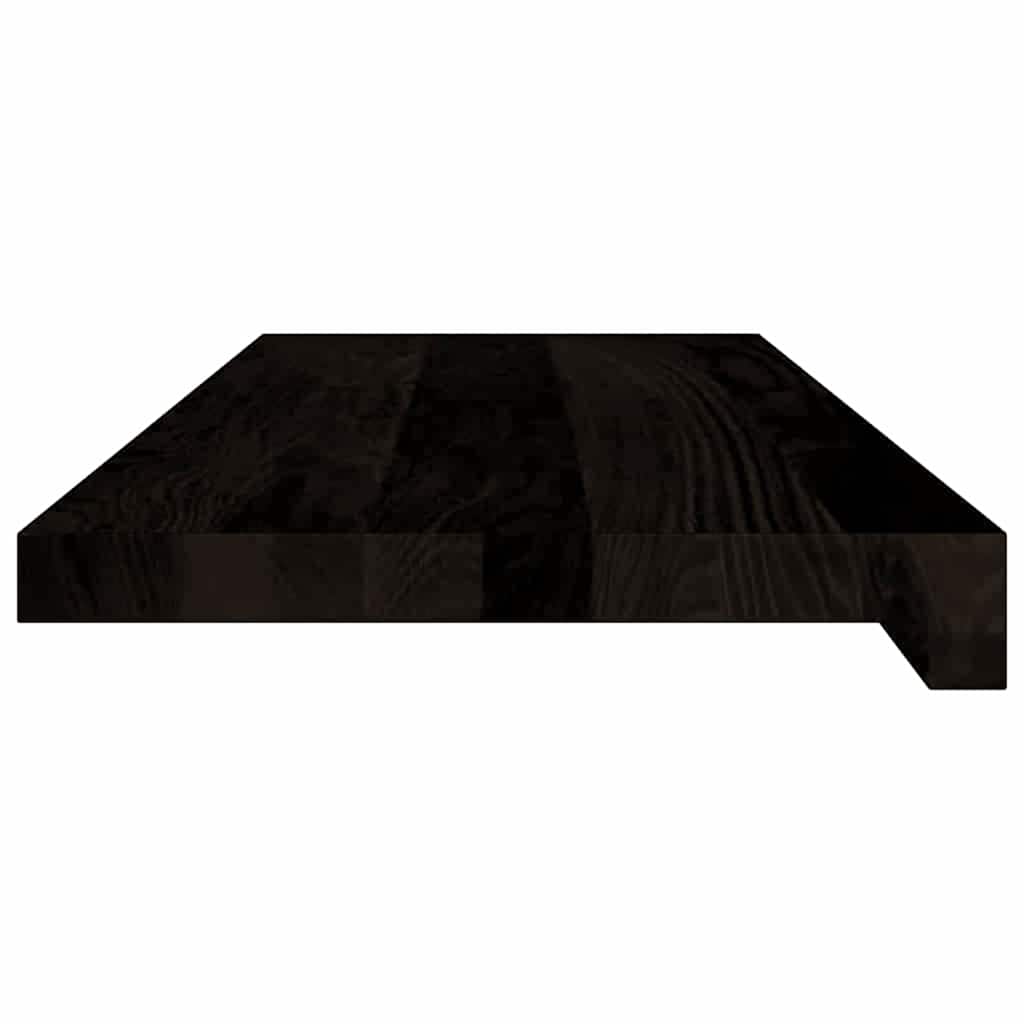 Stufenmatten 16 Stk. Braun-Schwarz 70x25x2 cm Massivholz Eiche