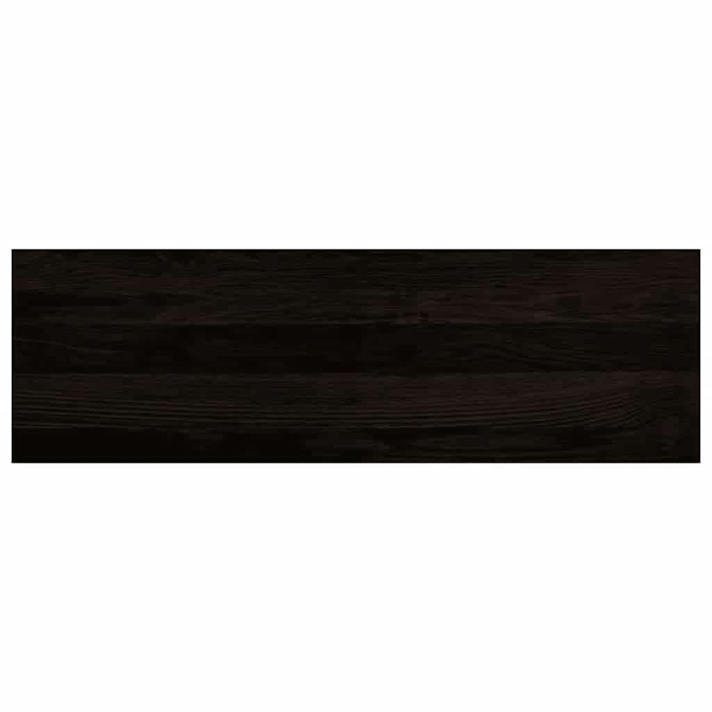 Stufenmatten 16 Stk. Braun-Schwarz 80x25x2 cm Massivholz Eiche