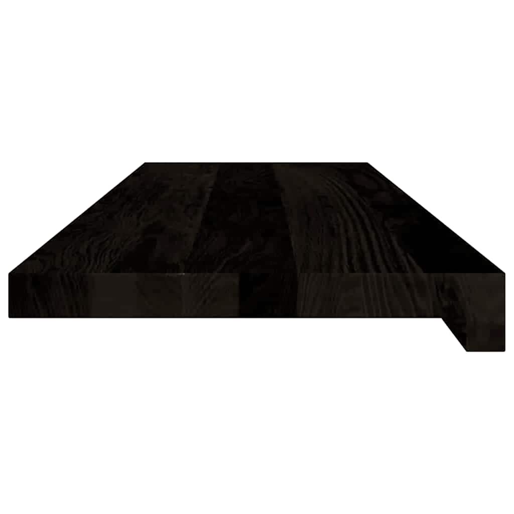 Stufenmatten 16 Stk. Braun-Schwarz 80x25x2 cm Massivholz Eiche