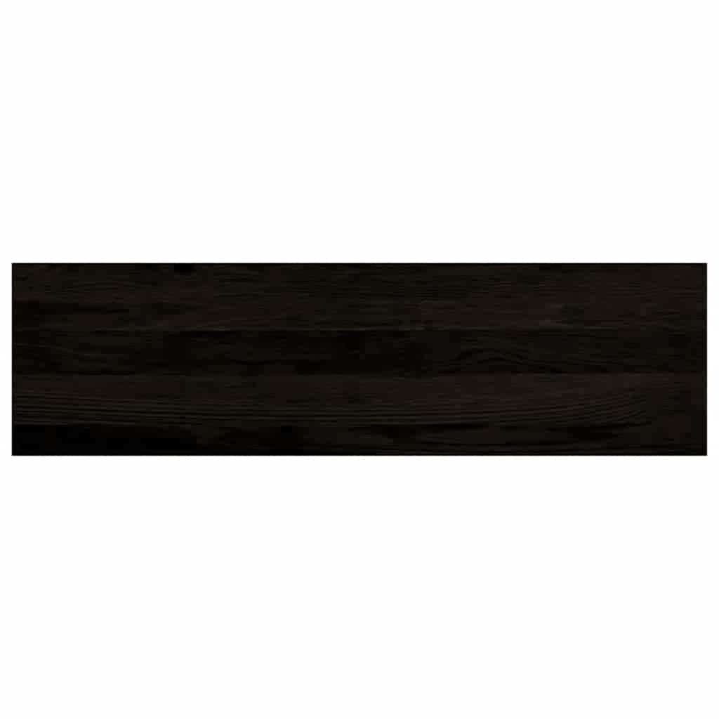 Stufenmatten 16 Stk. Braun-Schwarz 90x25x2 cm Massivholz Eiche