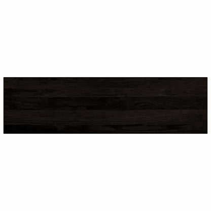 Treppenstufen 16 Stk. Braun-Schwarz 90x25x2 cm Massivholz Eiche