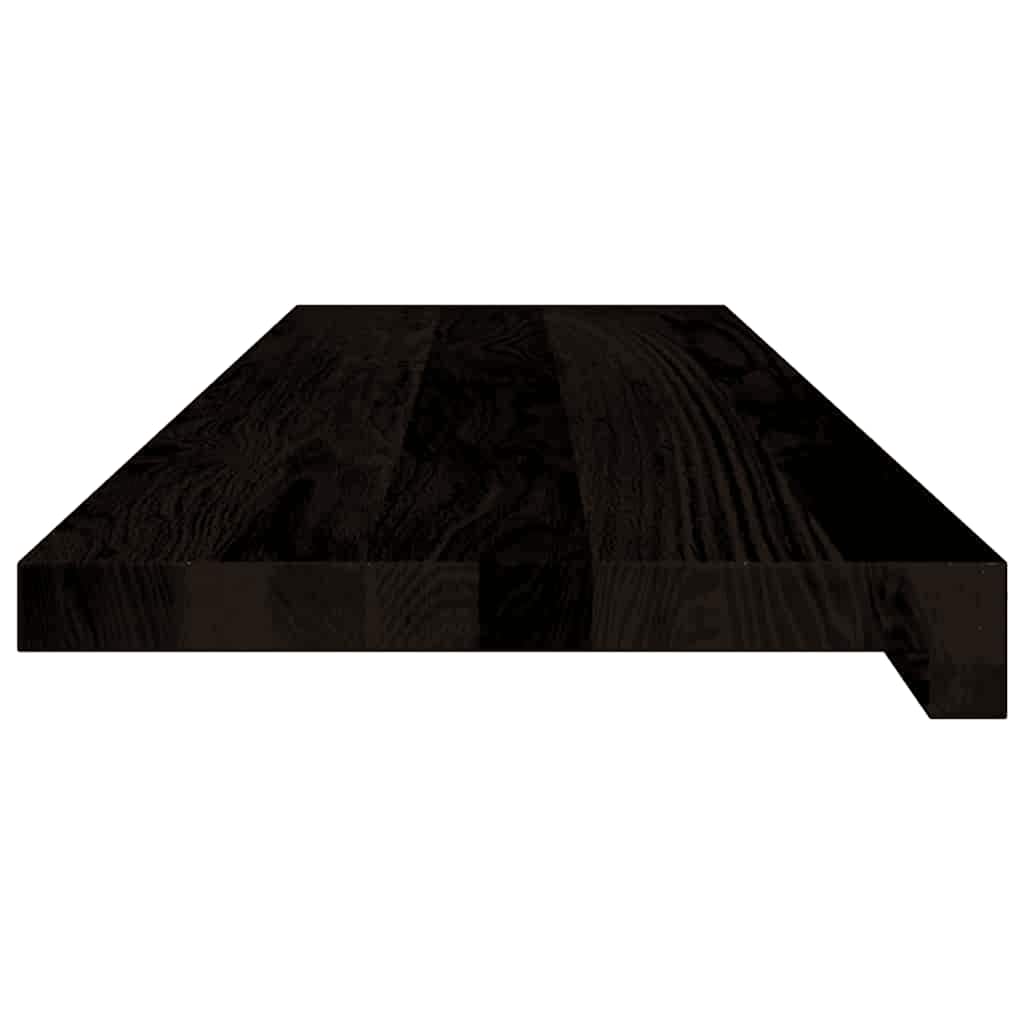 Stufenmatten 16 Stk. Braun-Schwarz 90x25x2 cm Massivholz Eiche