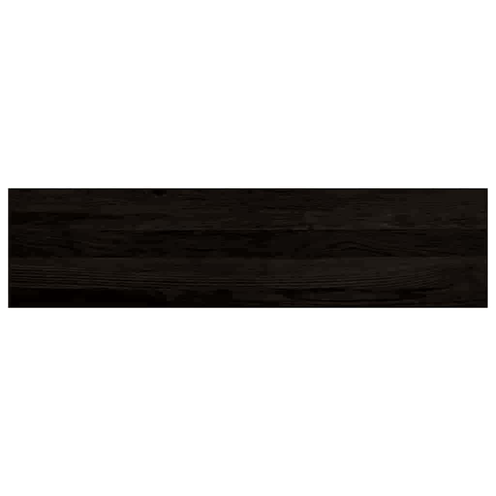 Stufenmatten 16 Stk. Braun-Schwarz 100x25x2 cm Massivholz Eiche