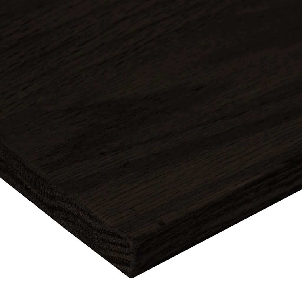 Stufenmatten 16 Stk. Braun-Schwarz 100x25x2 cm Massivholz Eiche