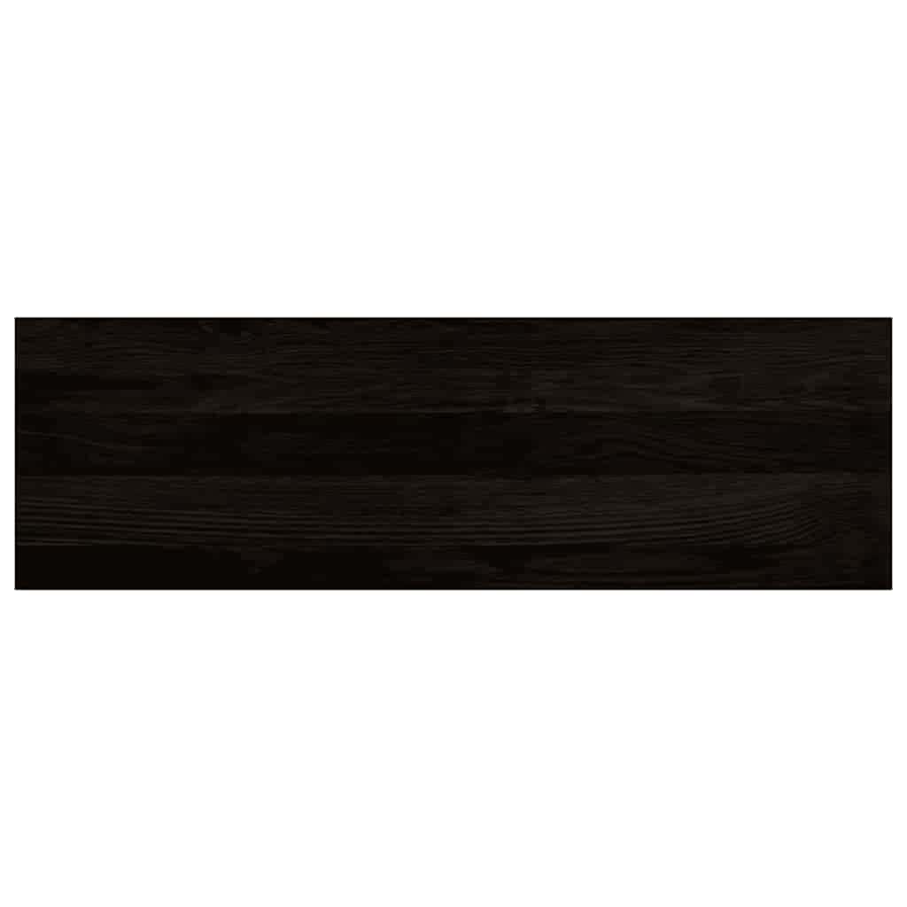 Stufenmatten 16 Stk. Braun-Schwarz 80x30x2 cm Massivholz Eiche