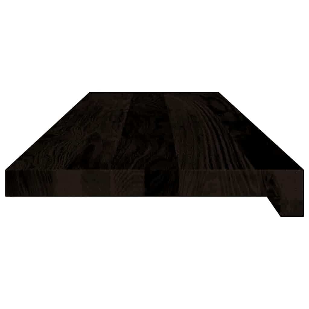 Stufenmatten 16 Stk. Braun-Schwarz 90x30x2 cm Massivholz Eiche