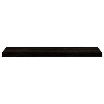 Treppenstufen 16 Stk. Braun-Schwarz 100x30x2 cm Massivholz Eiche