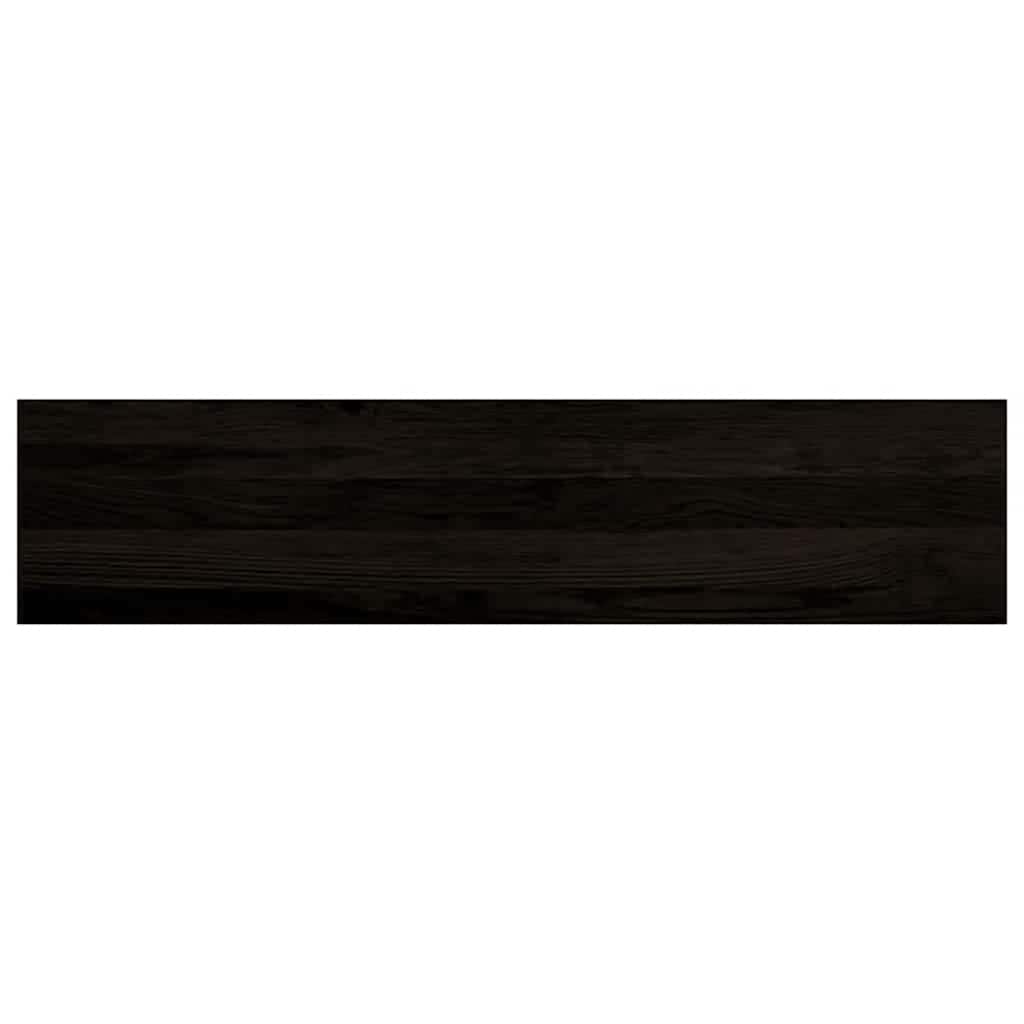 Stufenmatten 16 Stk. Braun-Schwarz 110x30x2 cm Massivholz Eiche