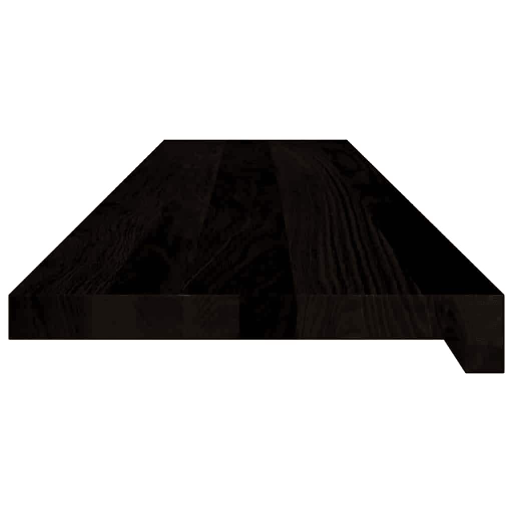 Stufenmatten 16 Stk. Braun-Schwarz 110x30x2 cm Massivholz Eiche