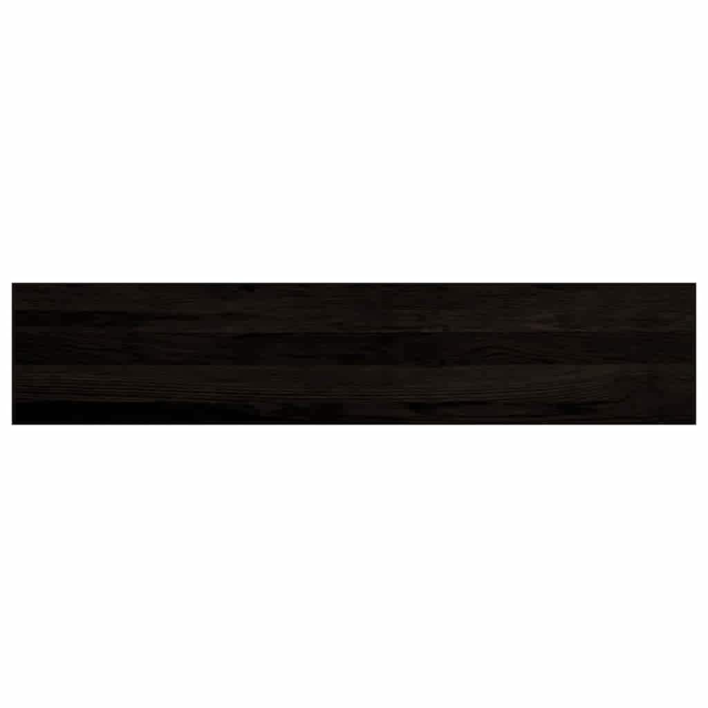 Stufenmatten 16 Stk. Braun-Schwarz 120x30x2 cm Massivholz Eiche