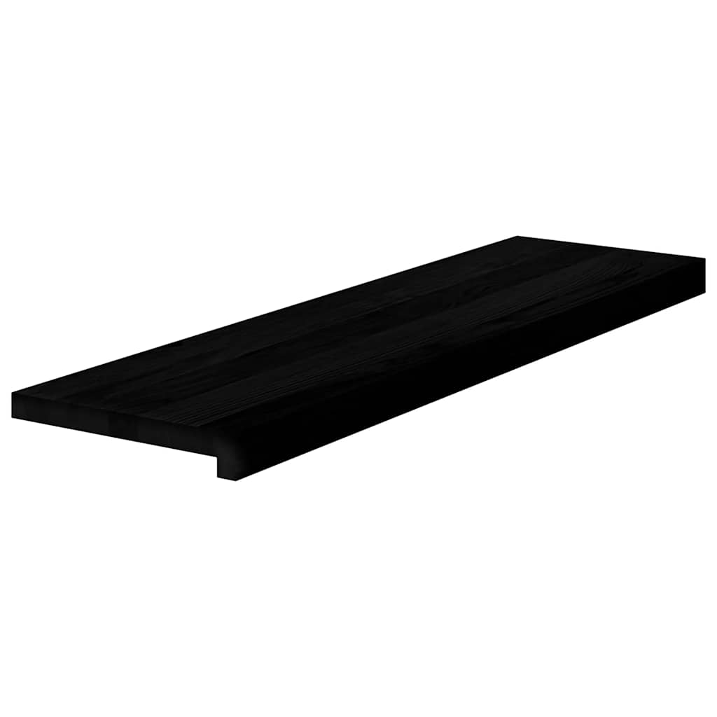 Stufenmatten 20 Stk. Braun-Schwarz 90x25x2 cm Massivholz Eiche