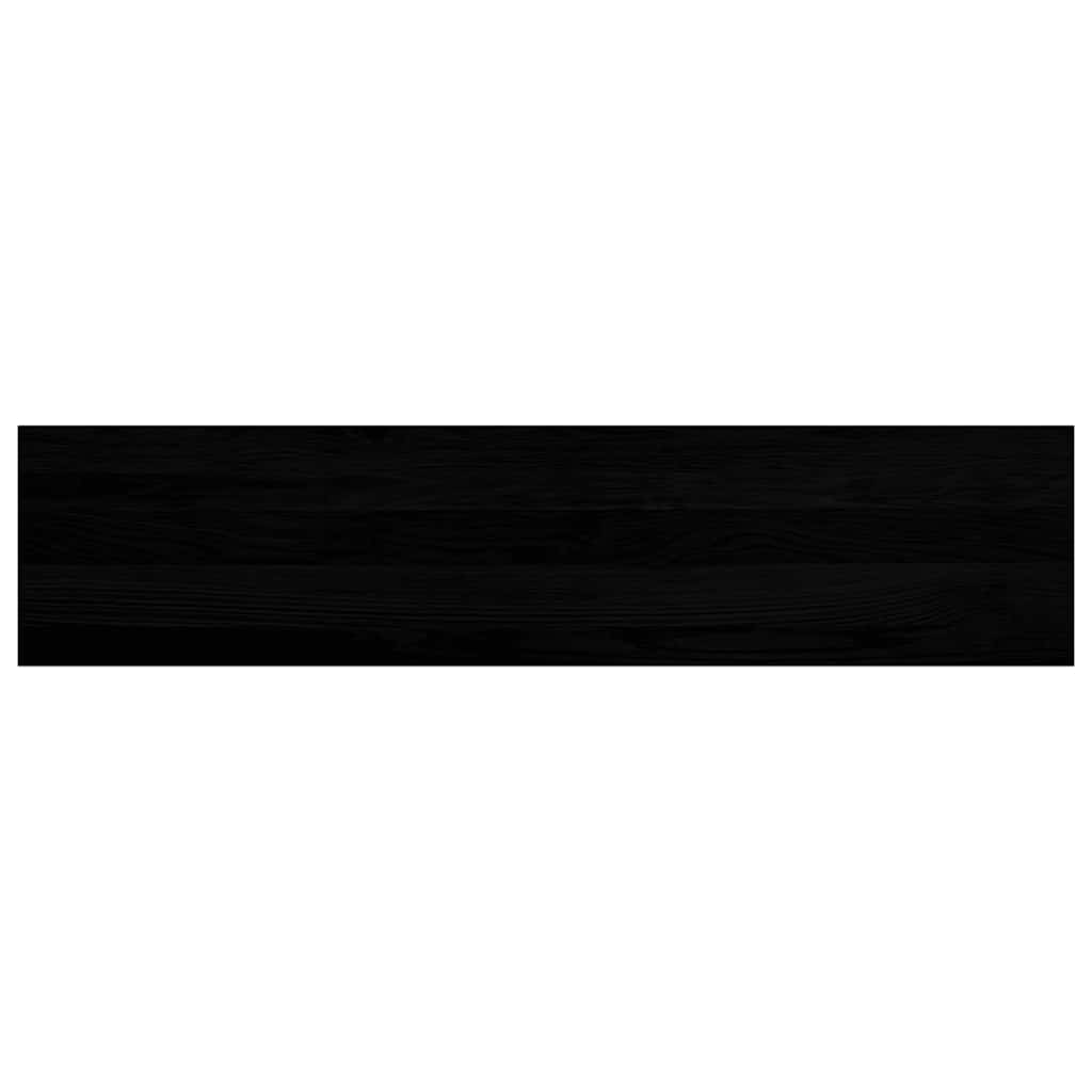 Stufenmatten 20 Stk. Braun-Schwarz 110x30x2 cm Massivholz Eiche