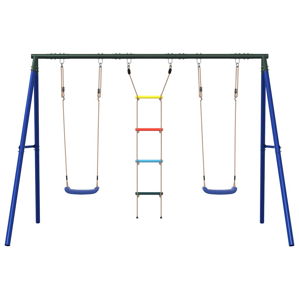 Schaukel-Set mit Schaukelsitzen und Strickleiter