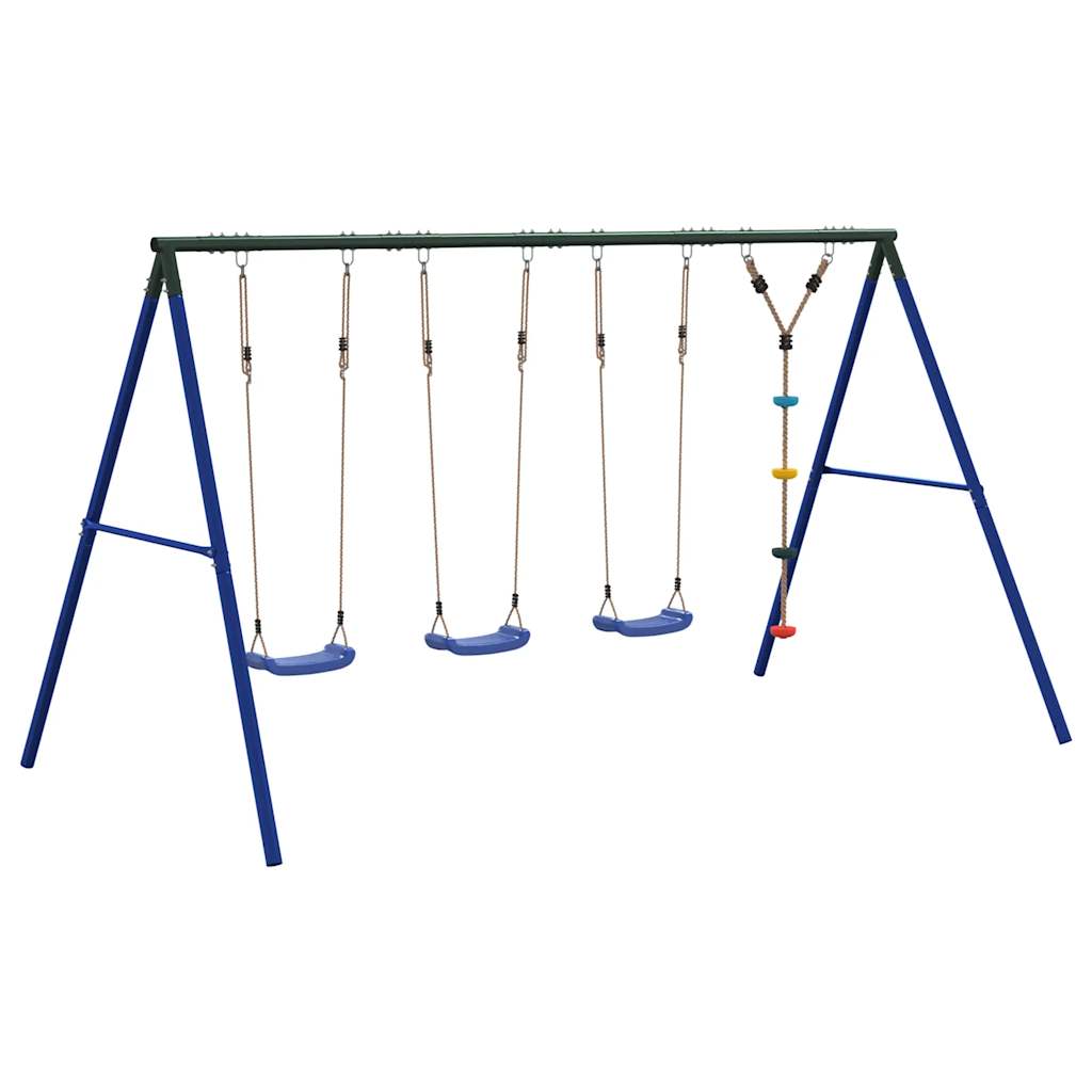 Schaukel-Set mit Schaukelsitzen und Kletterschaukel