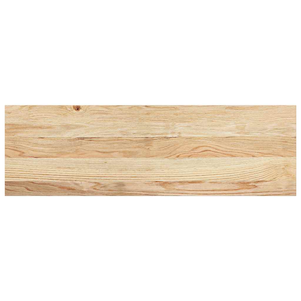 Stufenmatten 2 Stk. Unbehandelt 80x25x2 cm Massivholz Eiche