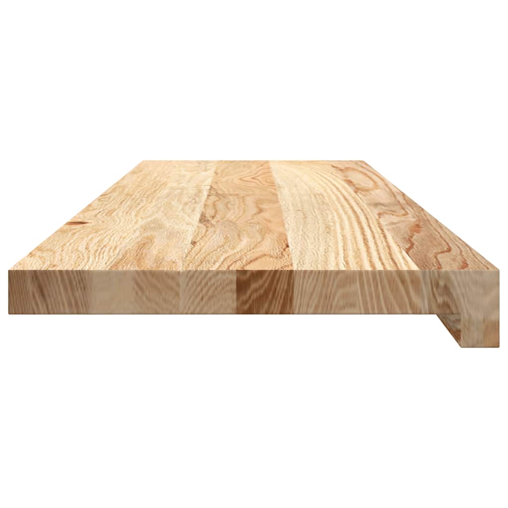 Stufenmatten 2 Stk. Unbehandelt 80x25x2 cm Massivholz Eiche