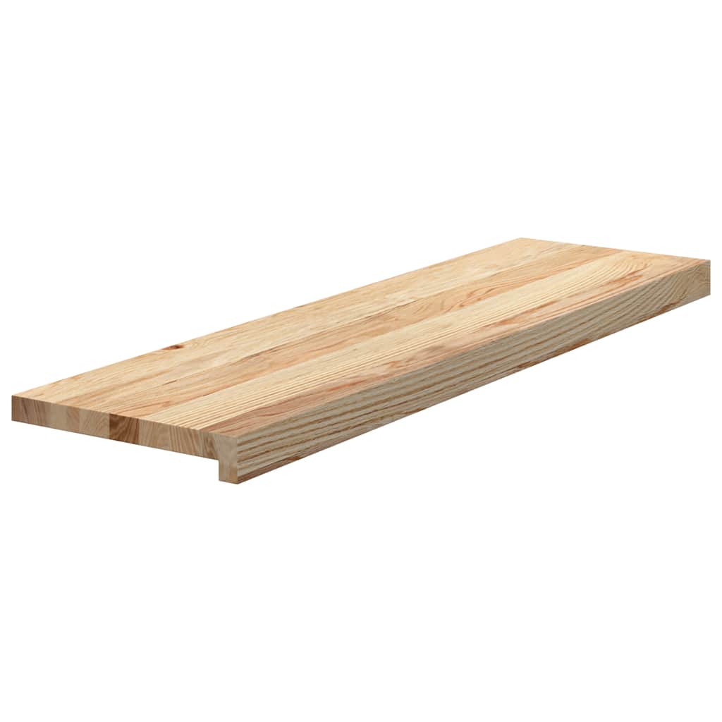 Treppenstufen 2 Stk. Unbehandelt 90x25x2 cm Massivholz Eiche