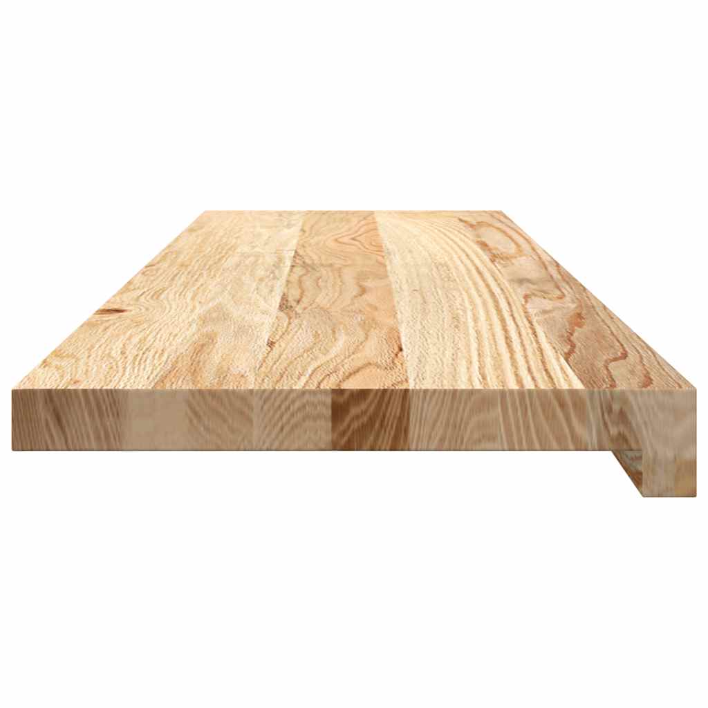 Stufenmatten 2 Stk. Unbehandelt 90x25x2 cm Massivholz Eiche