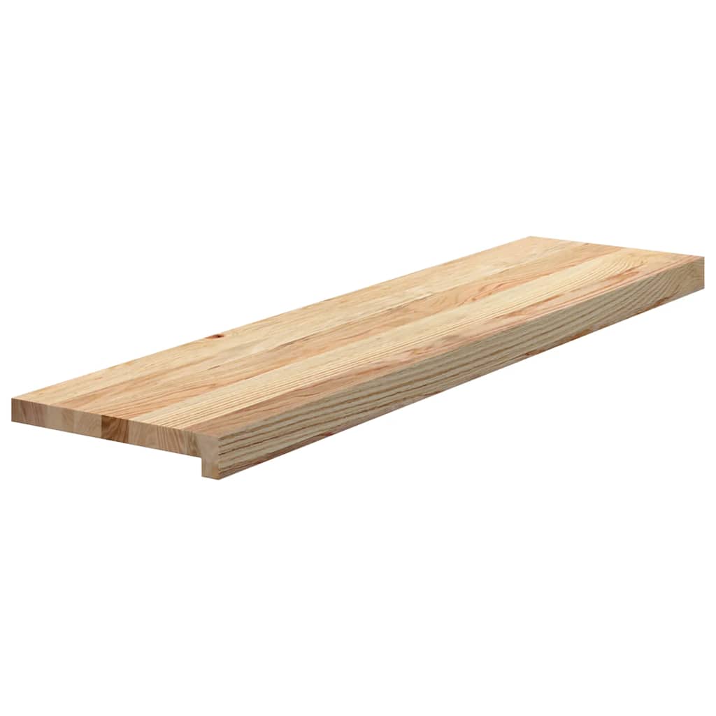 Treppenstufen 2 Stk. Unbehandelt 100x25x2 cm Massivholz Eiche