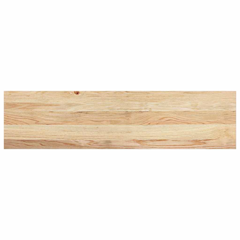 Stufenmatten 2 Stk. Unbehandelt 100x25x2 cm Massivholz Eiche